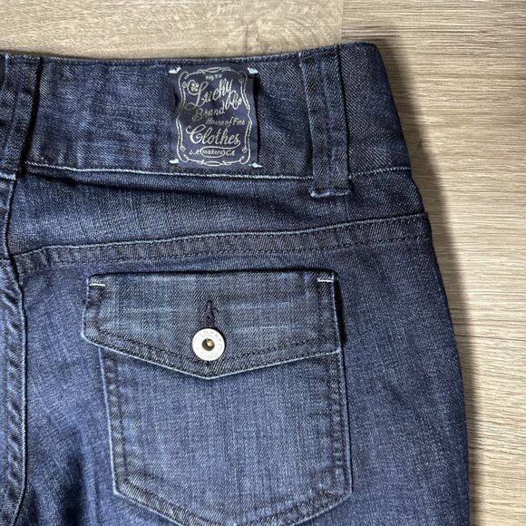 Lucky Brand Jeans Crop Women's 2/26 Dark Rinse House of Fine Clothes - Picture 7 of 11